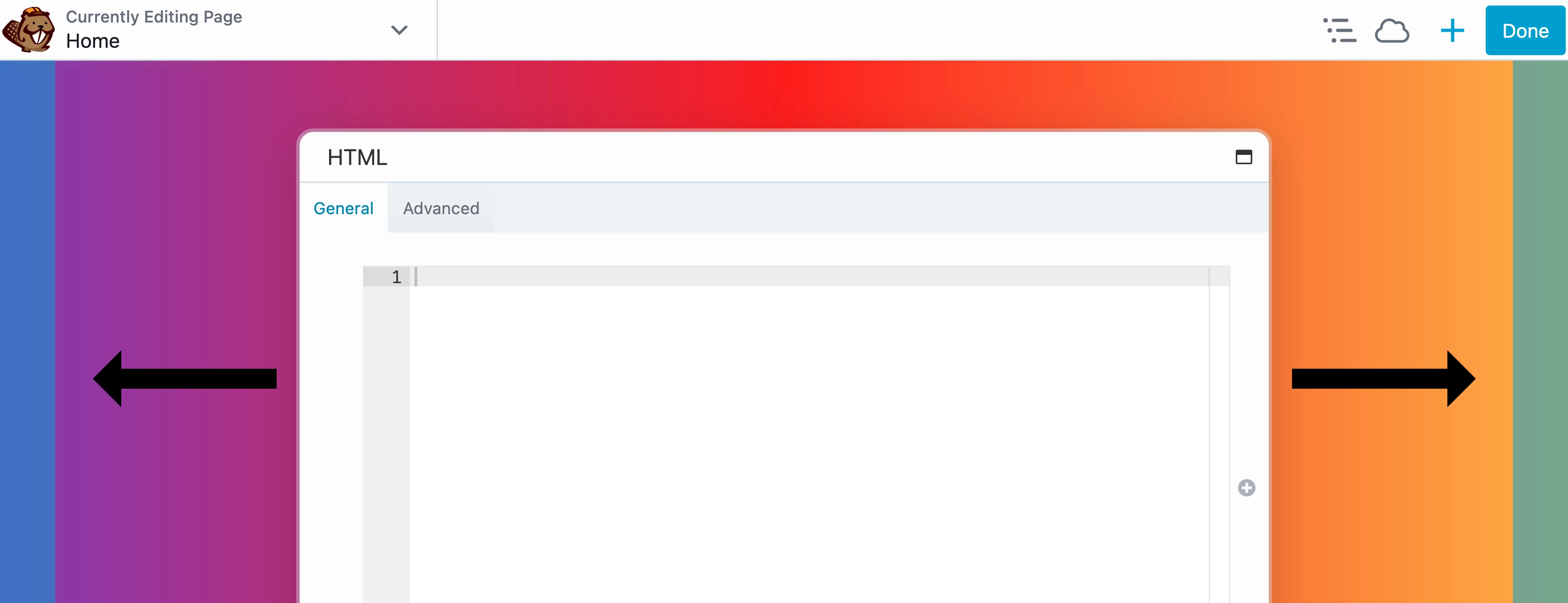 Pinning the user interface